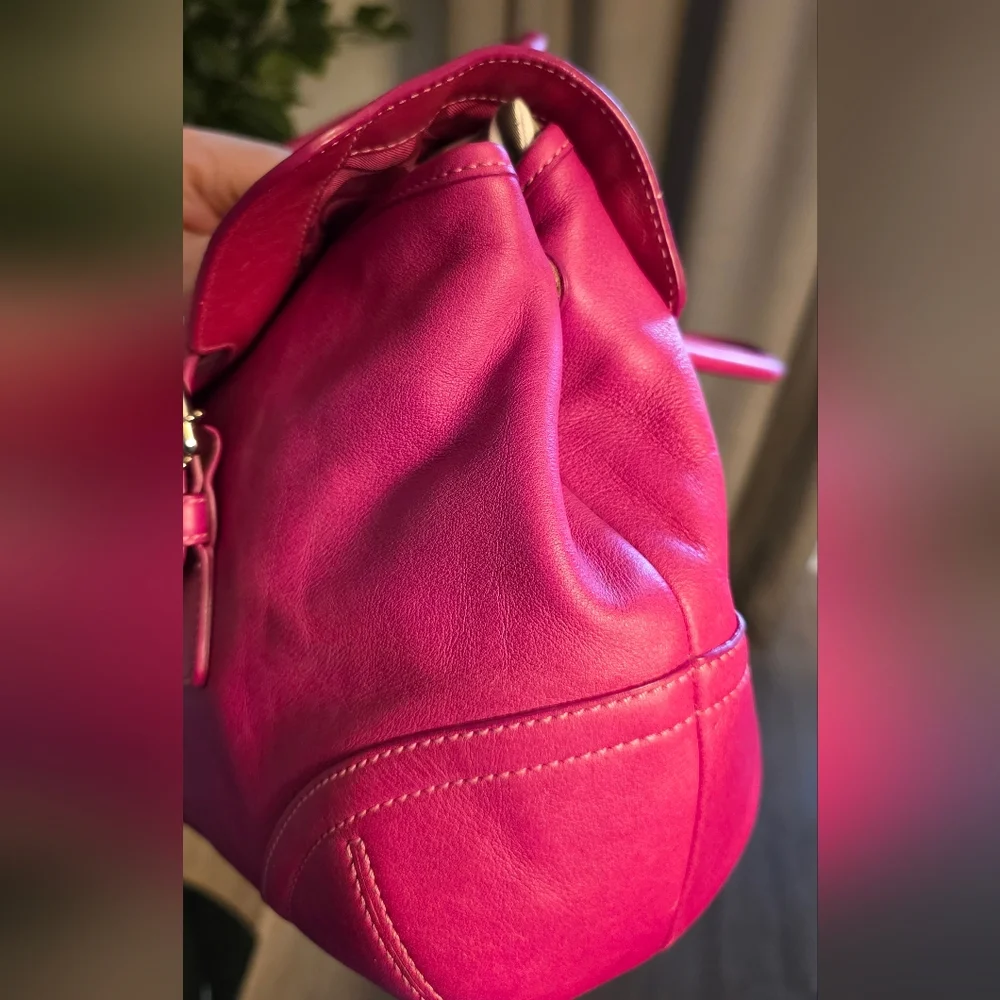 Coach Vintage Hampton Soho Pink Leather 9636 - Picture 8 of 11